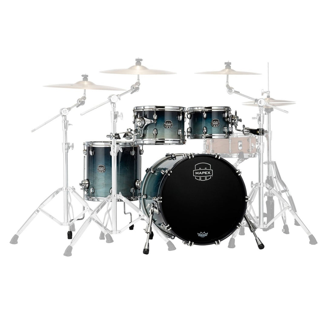 Mapex Saturn Drum Kit Shell Pack - Teal Blue Fade – Into Music Store