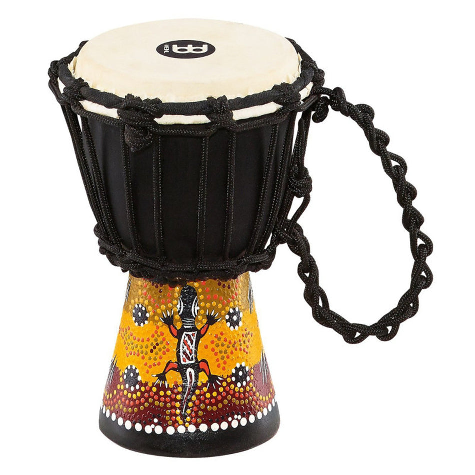 Meinl African Style Mini Wood Djembe, 4 1/2", Gecko Design HDJ7-XXS - Into Music Store