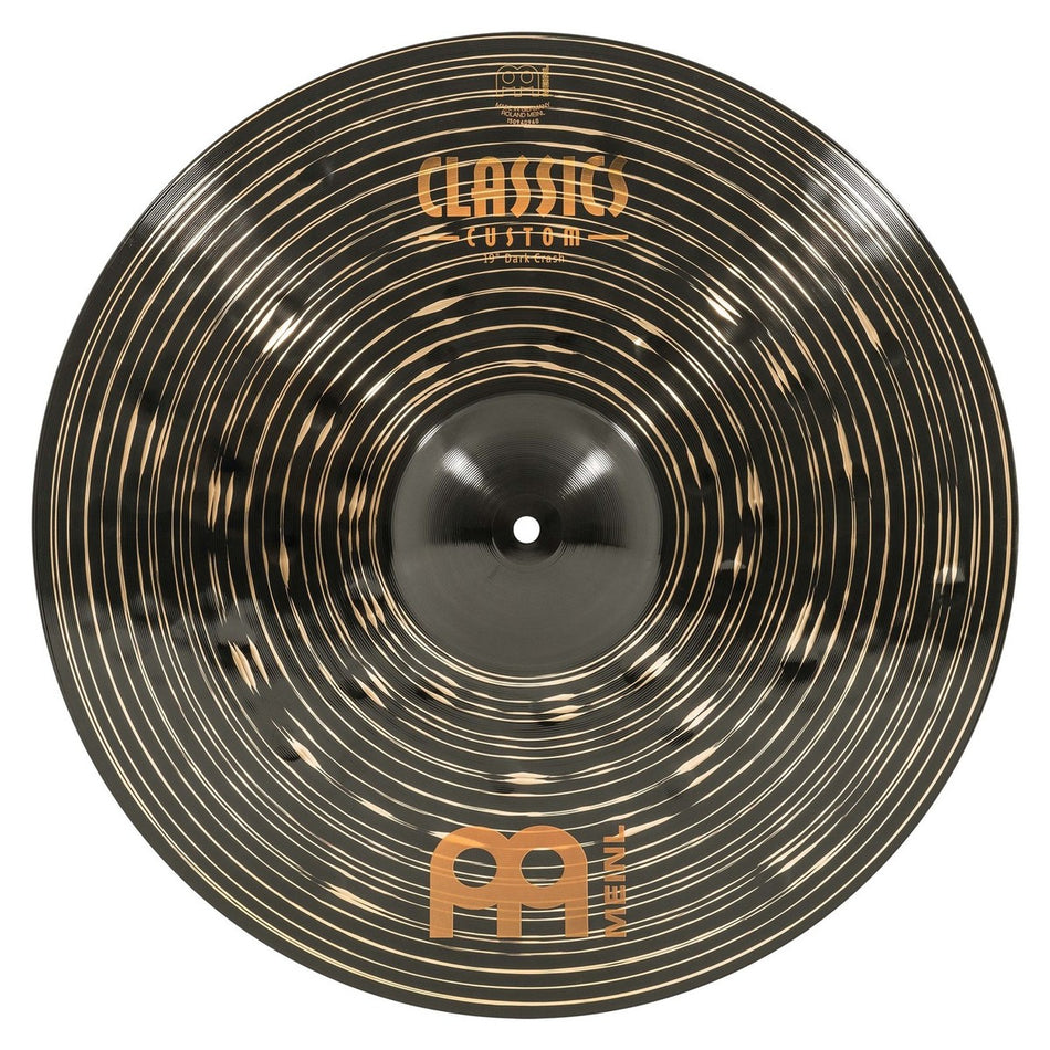 Meinl Classics Custom Dark 19 inch Crash Cymbal CC19DAC - Into Music Store