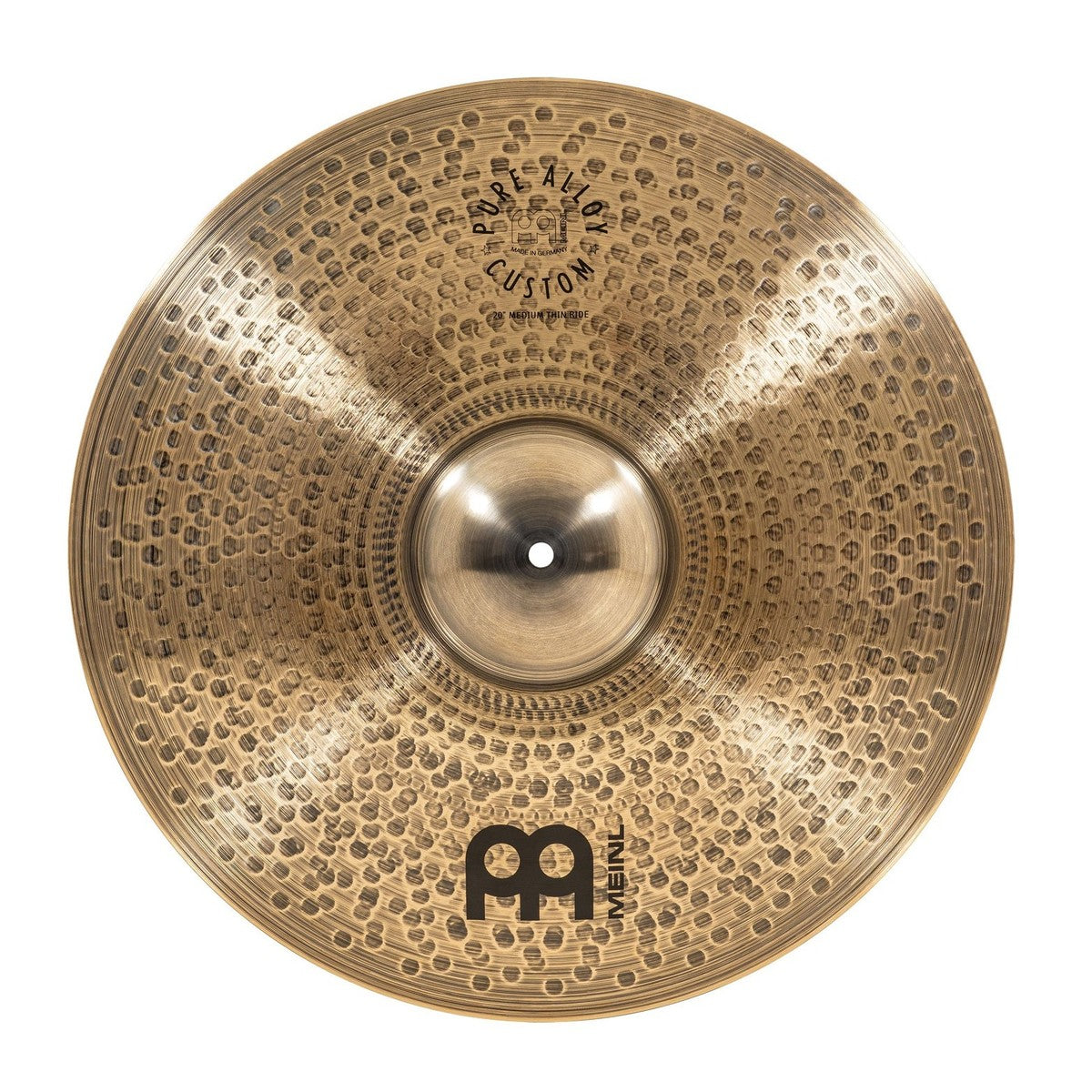 Meinl Pure Alloy Custom 20 inch Medium Thin Ride Cymbal PAC20MTR - Into Music Store