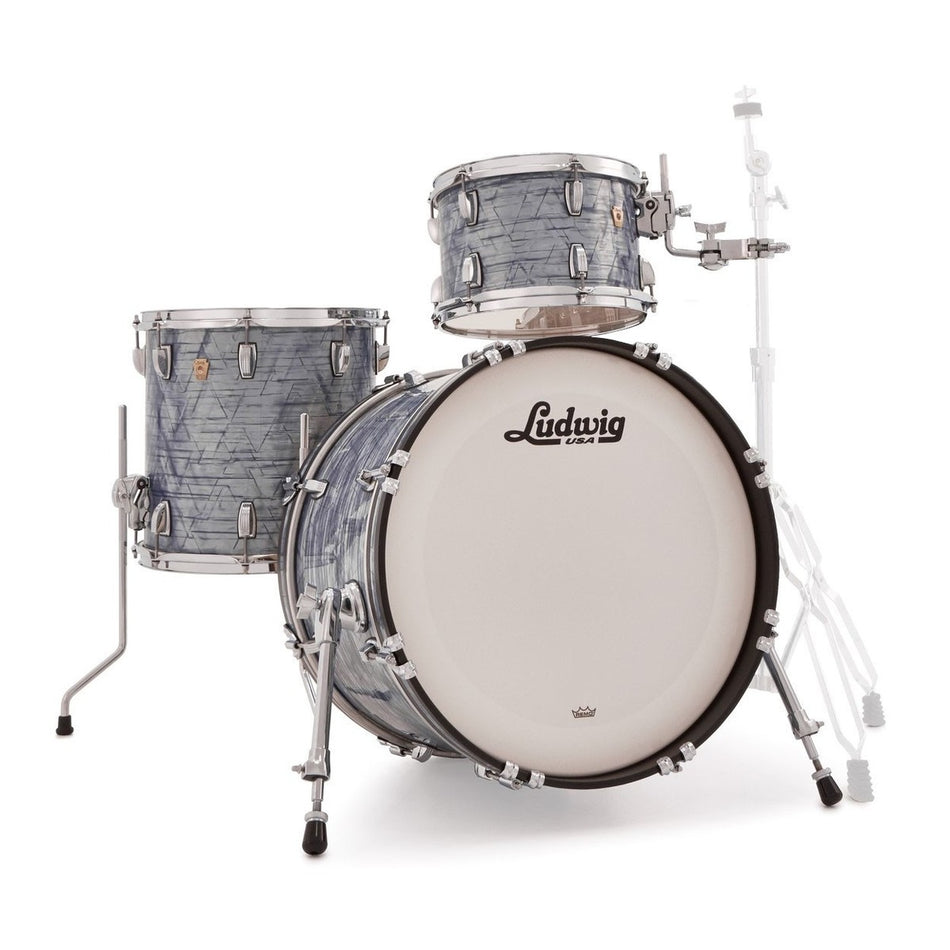 Ludwig Classic Maple Drum Kit Shell Pack, Sky Blue Pearl