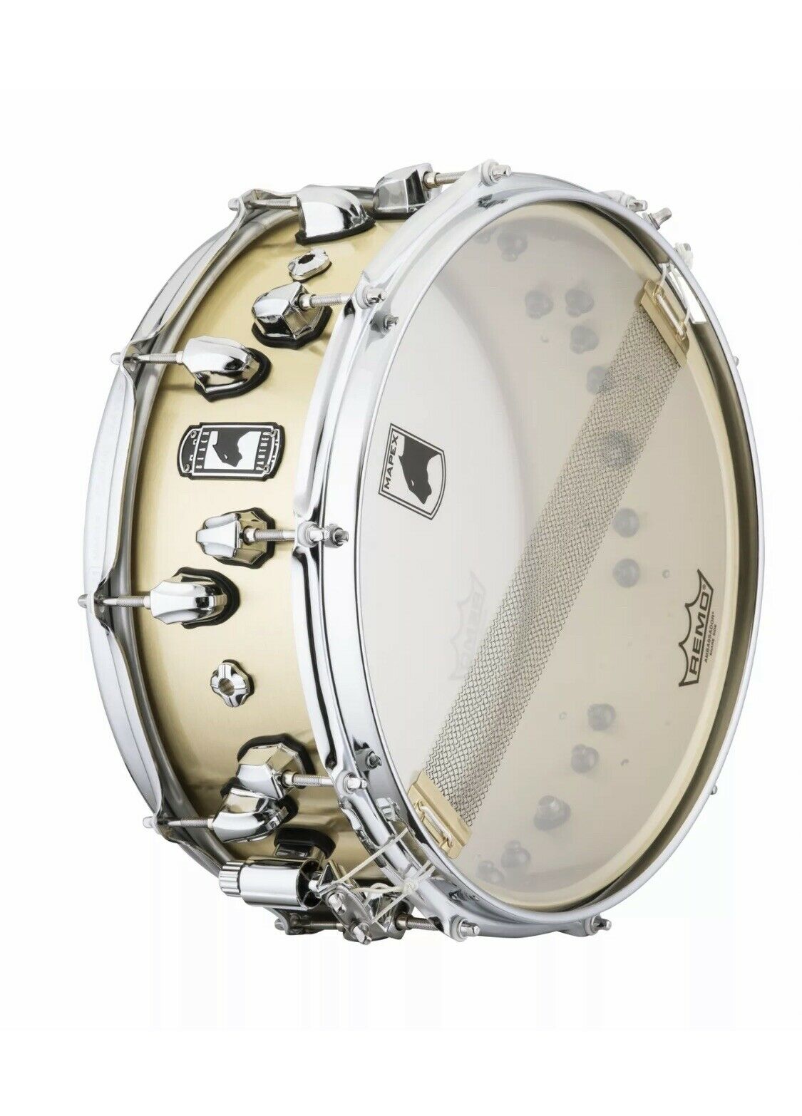 Mapex Black Panther Brass Snare Drum | 14 x 5.5" - Metallion - Into Music Store