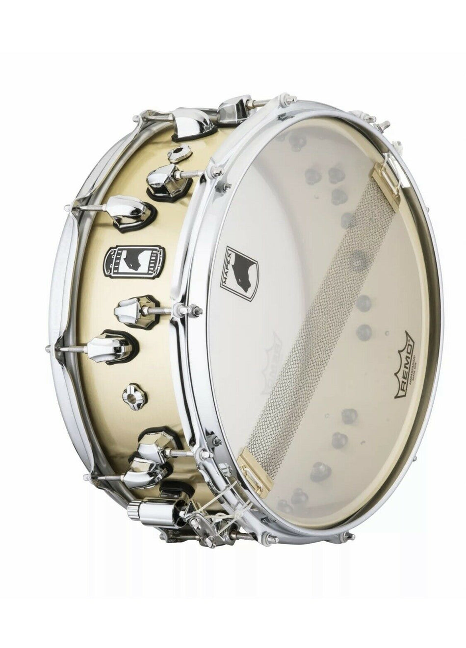 Mapex Black Panther Brass Snare Drum | 14 x 5.5" - Metallion - Into Music Store