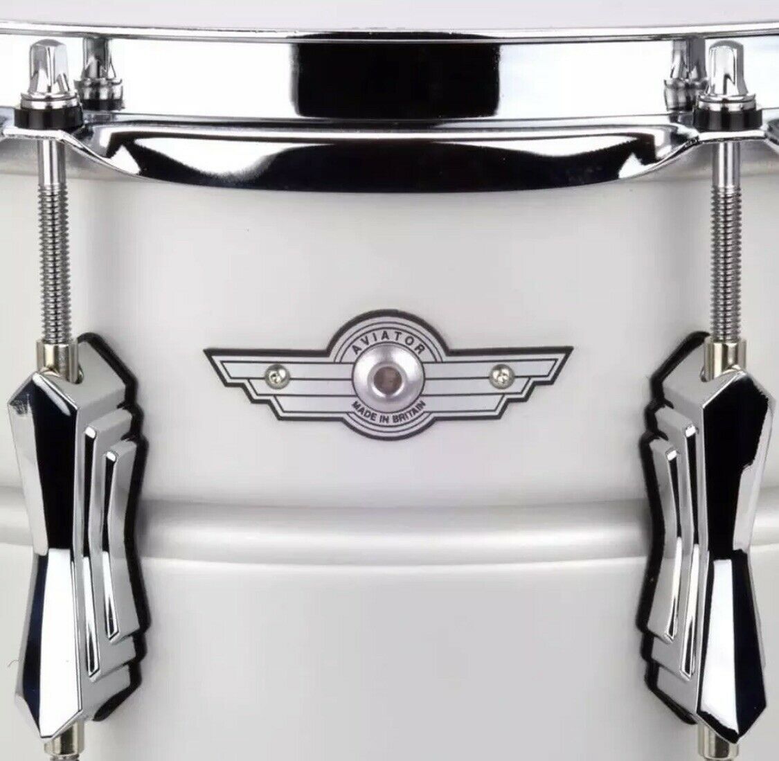 British Drum Co. Aluminium Snare Drum | 14 x 5.5" - Aviator - Into Music Store