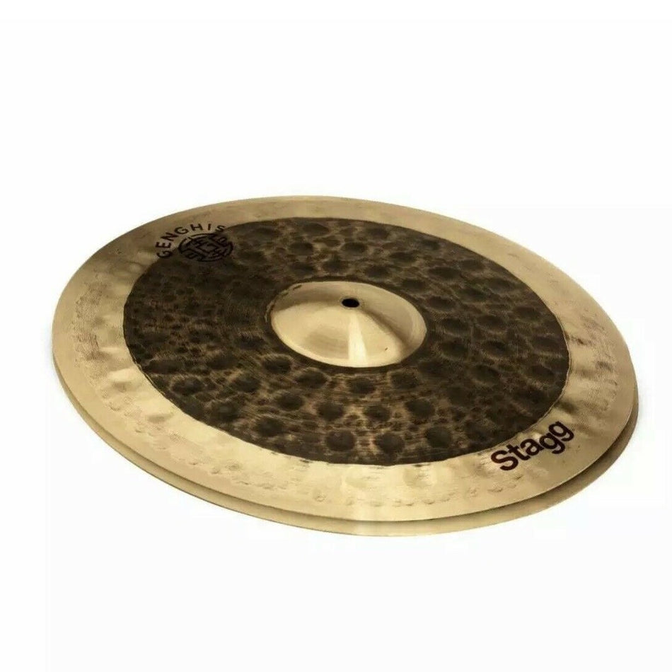 Stagg 14" Genghis Dual Medium Hi Hat Cymbals - Into Music Store
