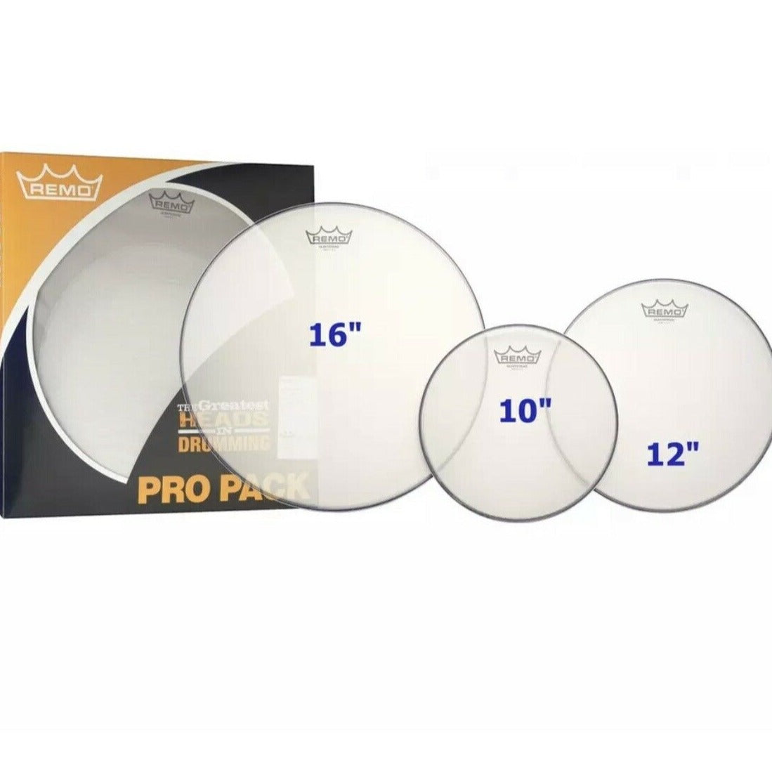 Remo Silentstroke Fusion Mesh Drum Head Pack | 10”, 12”, 16” - Into Music Store