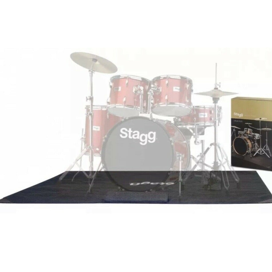 Stagg SCADRU1815 Drum Carpet Rig May with Carry Bag And Bass Drum Stopper - Into Music Store