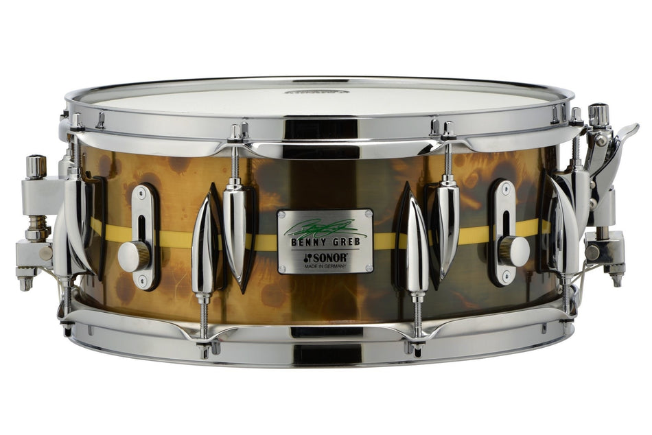 Sonor Benny Greb Signature 1.2mm Brass 13" X 5.75" Snare Drum