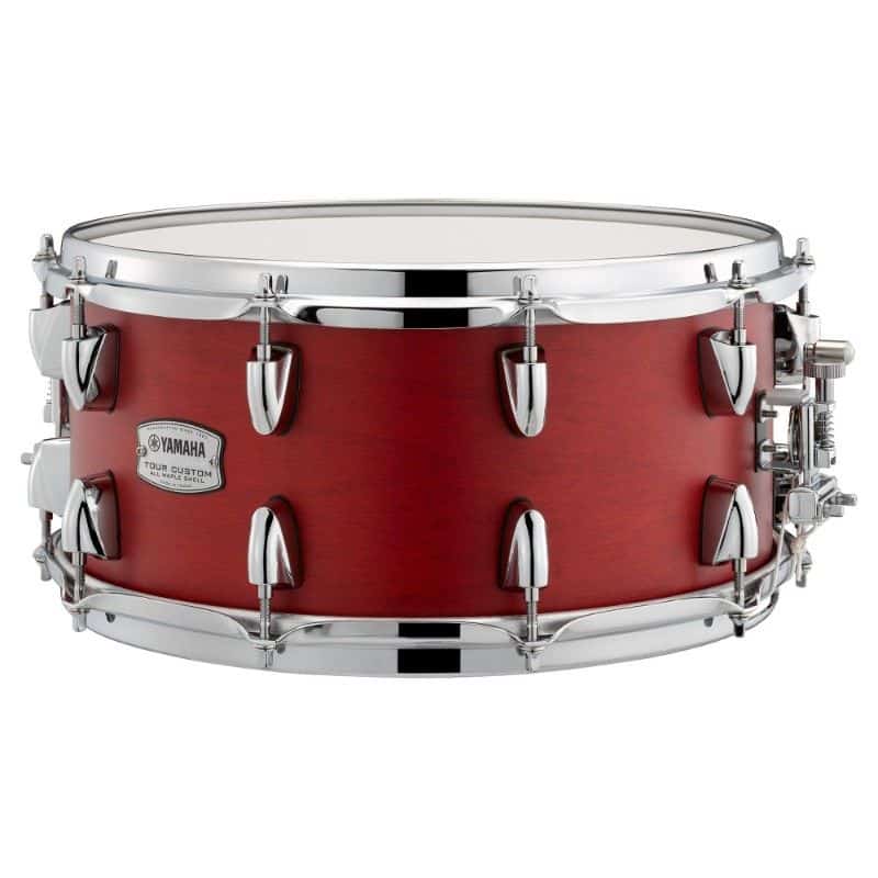 Yamaha Tour Custom Maple Snare Drum | 14 x 6.5" - Candy Apple Satin