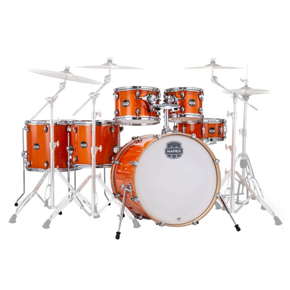 Mapex Mars Maple "Studioease" Drum Kit Shell Pack - Gloss Amber