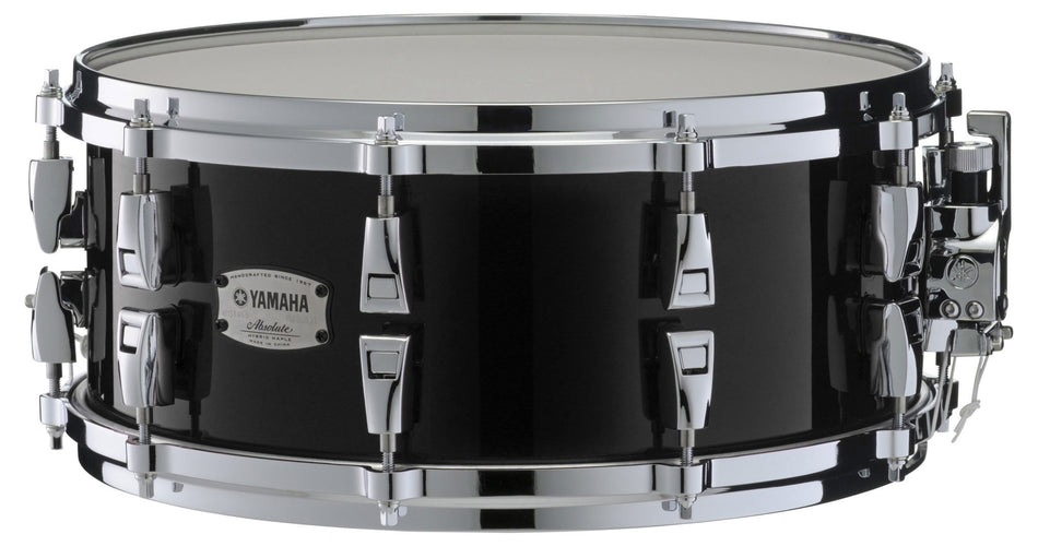 Yamaha Absolute Hybrid Maple Snare Drum | 14 x 6" - Solid Black